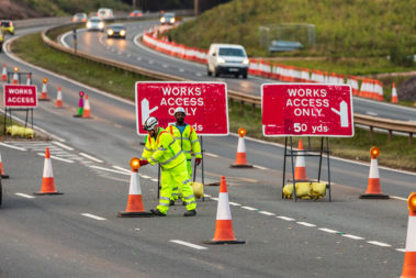 Traffix vehicle heading to a major traffic management project