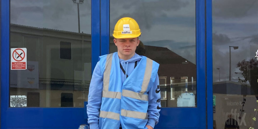 Jack Jack on work experience at Traffix