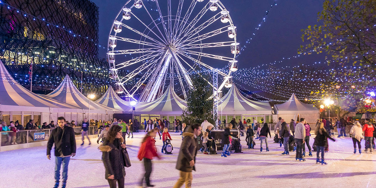 skaters in centerary square birmingham