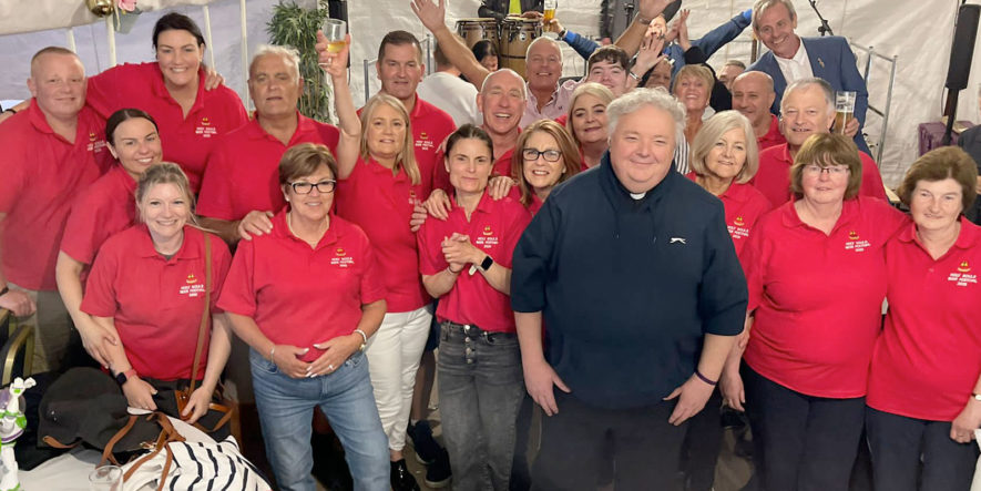 crowd and organisers at an acocks green beer festival