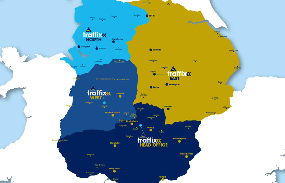 Traffix Coverage Map